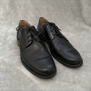 G.H. Bass & Co. Mr. Dylan Black Leather Wingtip Oxford Dress Shoes Men’s 9M